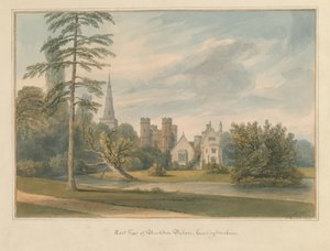 Huntingdonshire - Buckdenin palatsi, 1799 tekijältä John Buckler