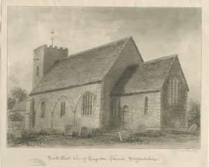 Kingstone Church: seepiapiirros tekijältä John Buckler