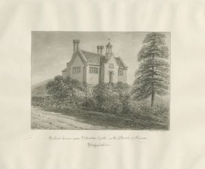Kinver Town - "School House": seepiapiirros tekijältä John Buckler