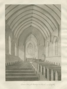 Lichfield - Kristuksen kirkon sisustus [Uusi kirkko