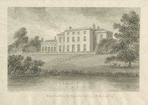 Milford House: seepiapiirustus tekijältä John Buckler