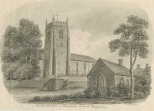 Mucklestone Church: seepiapesupiirros tekijältä John Buckler