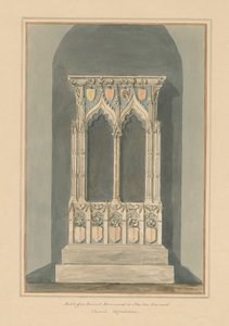 Oxfordshire - Stanton Harcourt -kirkko - Monumentti, 1803 tekijältä John Buckler