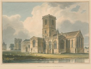 Oxfordshire - Stanton Harcourt Church, 1830 tekijältä John Buckler