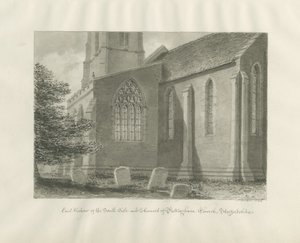 Pattinghamin kirkko - East Window: seepiapiirros, 1846 tekijältä John Buckler