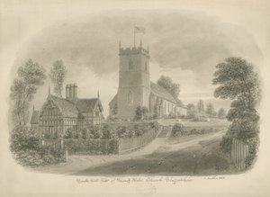 Sheriffhales Church: seepiapiirros