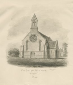 Stafford - Salt Chapel [St. James"]: seepiapiirustus tekijältä John Buckler