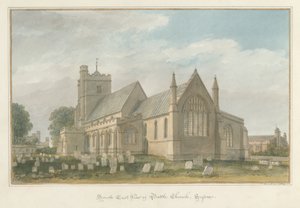 Sussex - Battle Church, 1824 tekijältä John Buckler