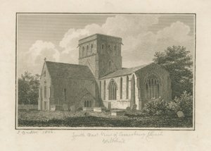 Wiltshire - Amesbury Church: kaiverrus, 1806 tekijältä John Buckler