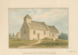 Wiltshire - Chicklade Church, 1817 tekijältä John Buckler