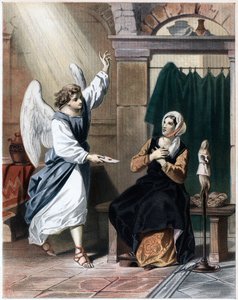 Enkeli tuo kirjeen Jumalalta Christianalle, n. 1850 tekijältä John Bunyan Bristol