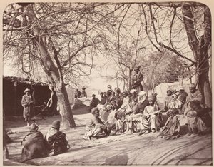 Katunäkymä Jalalabadin kaupungissa, 1878 tekijältä John Burke