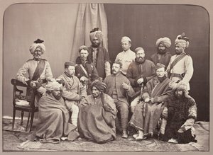 Brittiläiset upseerit, 5. jalkaväkirykmentti, Punjab Frontier Force tekijältä John Burke