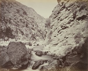 ?Järkäs käännös defilessä [Ali Masjidin alla], erittäin karkea?, 1879 tekijältä John Burke