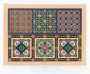 Enkaustiset laatat, 1800-luku.