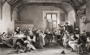 Koulu. 1800-luvulla.