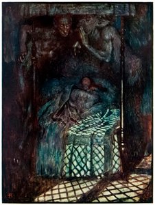 "Christianan unelma" John Bunyanin "Pilgrim" -progress From This World, To That What Is To Come -kappaleesta tekijältä John Byam Liston Shaw