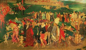Huonekalut ja erilaiset esineet 1100- ja 1300-luvuilta tekijältä John Byam Liston Shaw