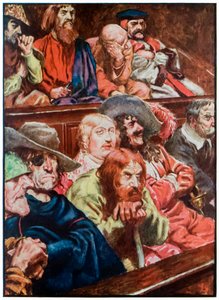 "Jury" John Bunyanin "Pilgrim" -elokuvasta "Progress From This World, To That What Is To Come" tekijältä John Byam Liston Shaw