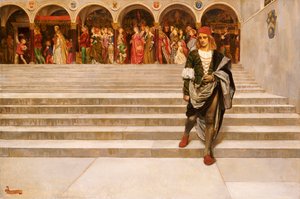Tämä on sydän, johon kuningatar nojasi tekijältä John Byam Liston Shaw