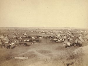 Vihamielinen intiaanileiri, 1891