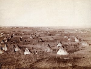 John Grabillin Lakota Tribal Village vuonna 1891