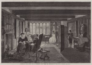 Checkmate, Next Move, Royal Academyn näyttelystä tekijältä John Callcott Horsley