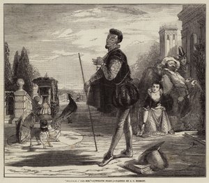 Malvolio auringossa, kahdestoista ilta tekijältä John Callcott Horsley
