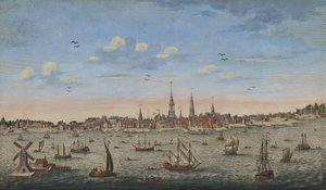 Itäinen näkökulma Philadelphiaan, 1778 tekijältä John Carwitham