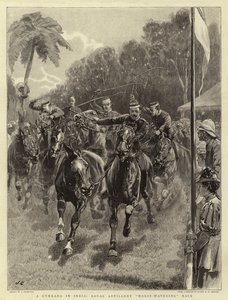 Gymkana Intiassa, Royal Artillery Horse-Watering Race tekijältä John Charlton