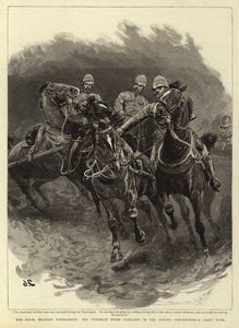 Royal Military Tournament, viktoriaaninen hevostykistö ajokilpailussa, jyrkkä käännös