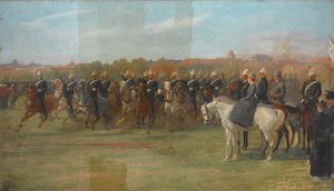 The Shanghai Volunteers at a Review, 1892 tekijältä John Charlton