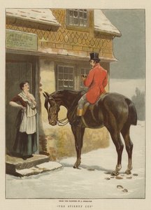 The Stirrup Cup (chromolitho)