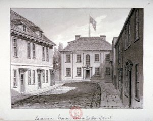 Jamaica House, Cherry Garden Street, Bermondsey, Lontoo, 1826 tekijältä John Chessell Buckler