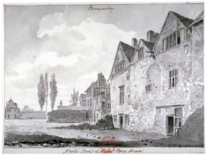 Bermondsey Housen pohjoisrintama, Lontoo, 1816 tekijältä John Chessell Buckler