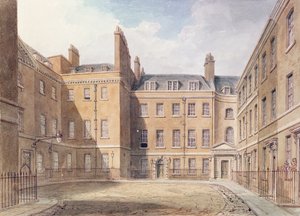 Näkymä Downing Streetille, Westminster tekijältä John Chessell Buckler