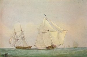 Leith Smack Running Up Swim, lokakuu 1838