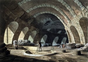maissivaihto Pariisissa, kaiverrus, 1800-luvun alku