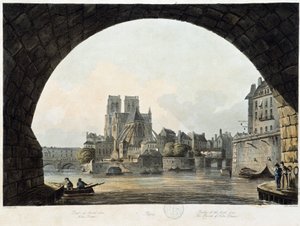 Paris: Notre Dame - julkaisussa ””Paris vu par J.C. Mats”, toim. Miller, Lontoo tekijältä John Claude Nattes