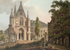 College de Navarre Pariisissa, kaiverrus I. Hill, 1809 (akvatinta)