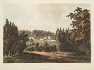 Rousseaun asuinpaikka, kuvitus Versailles