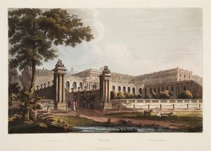 Versailles Orangeriesta, kuvitus Versaillesista, Pariisista ja Saint Denis