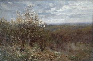 Spring in the Valley (öljy kankaalle)