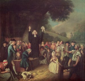 George Whitefield saarnaamassa