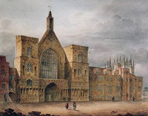 Sisäänkäynti Westminster Halliin, 1807