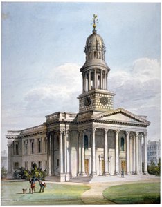 St Marylebone New Church, Lontoo, 1816.