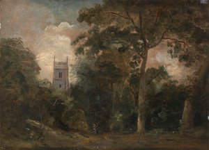 Kirkko puissa tekijältä John Constable