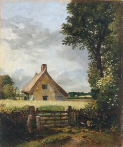 "Una cabana en un camp de blat de moro", 1815-1818 finlandès tekijältä John Constable