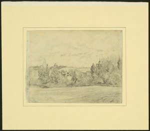 Binfieldin pappila ja kirkko, Berkshire tekijältä John Constable