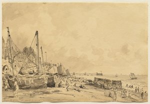 Brighton Beach, Katse itään, 1824 tekijältä John Constable